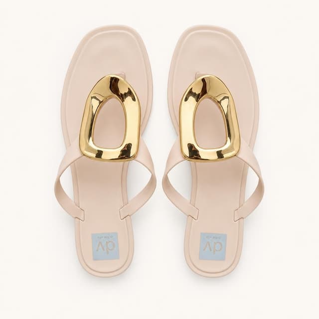 Nude sandals